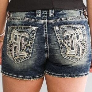 🤘NeW!!🎸 ROCK REVIVAL EILISH EASY STRETCH SHORTS 28